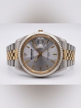 McGregor Hunt Club Two Tone Quartz Watch Date 100FT Water Resistant